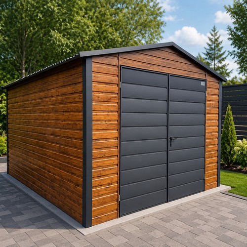 Gartenhaus 3x4 stahlgarage - gartenhaus, m