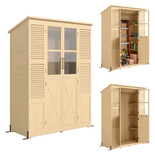 Gartenschrank holz begehbarer - holz,