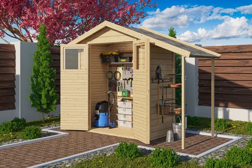 Gartenhaus holz 14mm - holz,