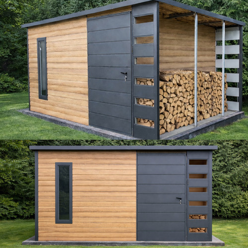 Gartenhaus 5x3m - gartenhaus, 4,5x3m