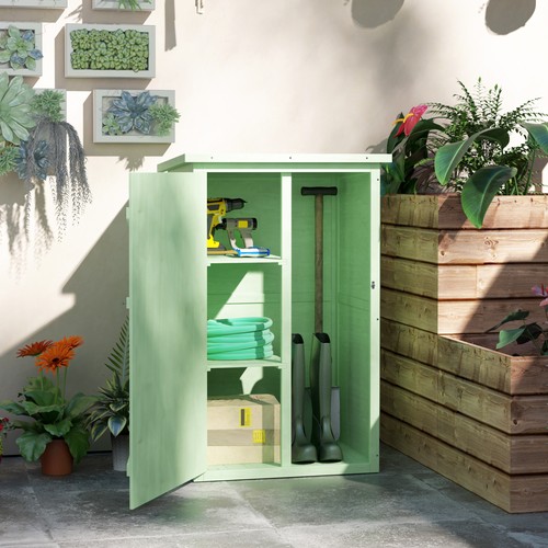 Outsunny gartenschrank holz - outsunny,